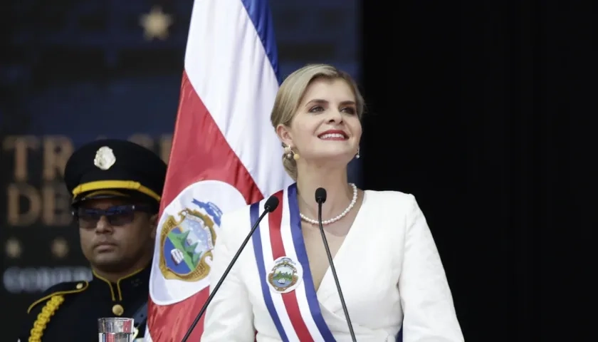 La presidenta de Costa Rica, Laura Fernández Delgado.