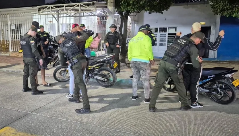 Operativos contra la extorsión. 