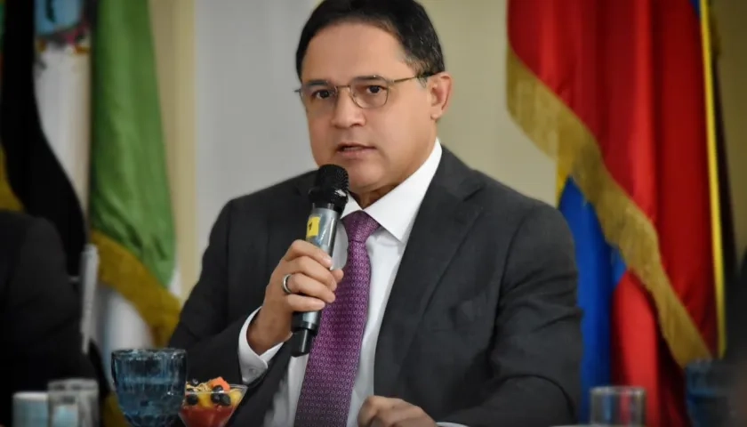Honorio Henríquez, presidente del Senado.