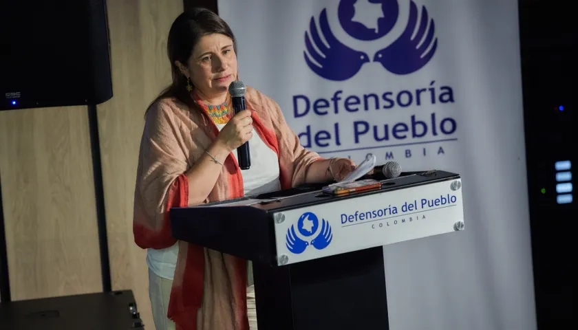 La Defensora del Pueblo, Iris Marín.