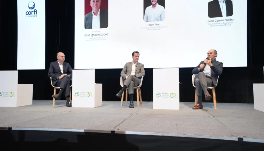 José Ignacio López, Frank Pearl y Tomás González.