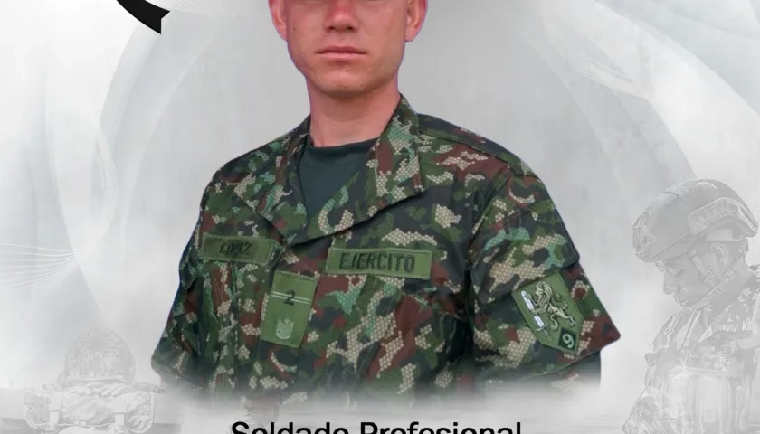 El soldado profesional José Manuel López Villada.