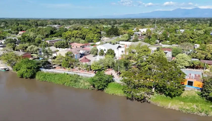 Panorámica del municipio de La Gloria, en el departamento del Cesar.