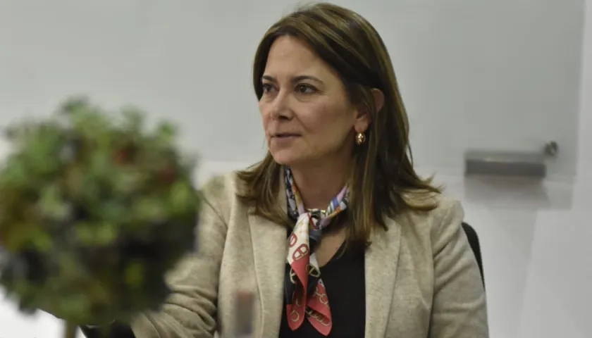 La ministra de Salud, Ana María Vesga.