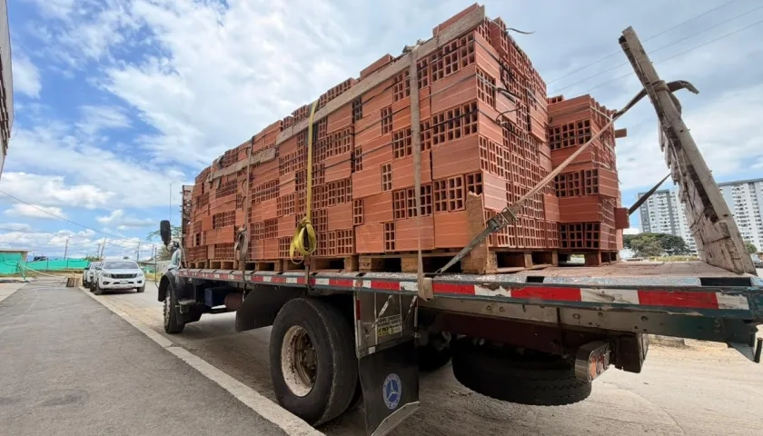 Los ladrillos serán utilizados en los trabajos de reconstrucción de las viviendas afectadas. 