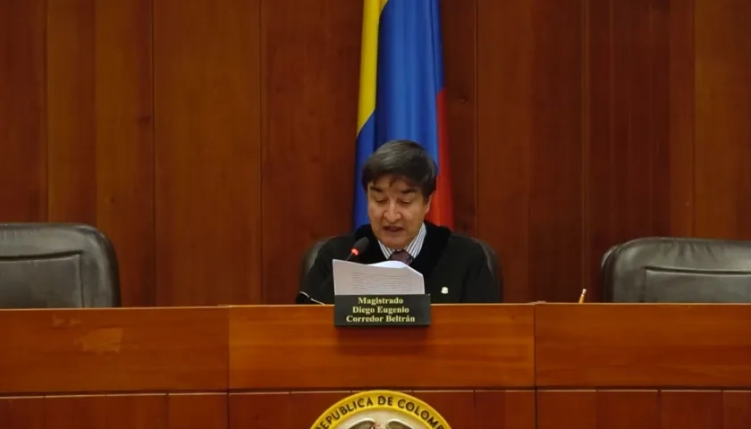 El magistrado Diego Corredor Beltrán.