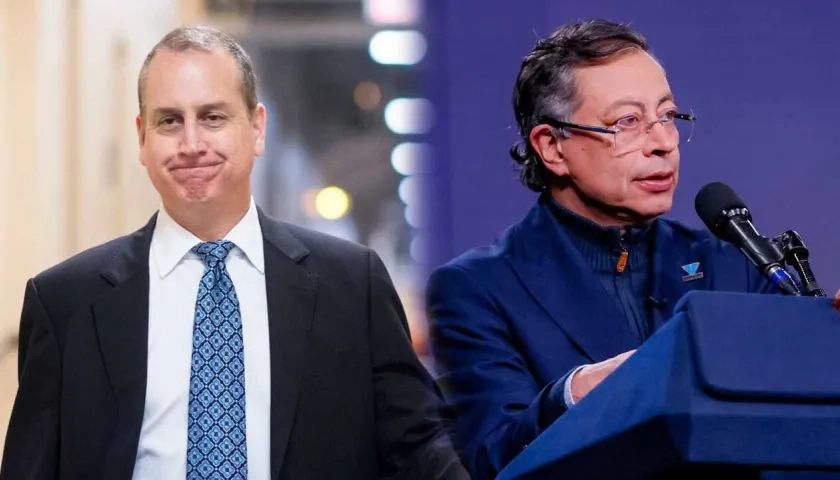 Mario Diaz-Balart y Gustavo Petro.