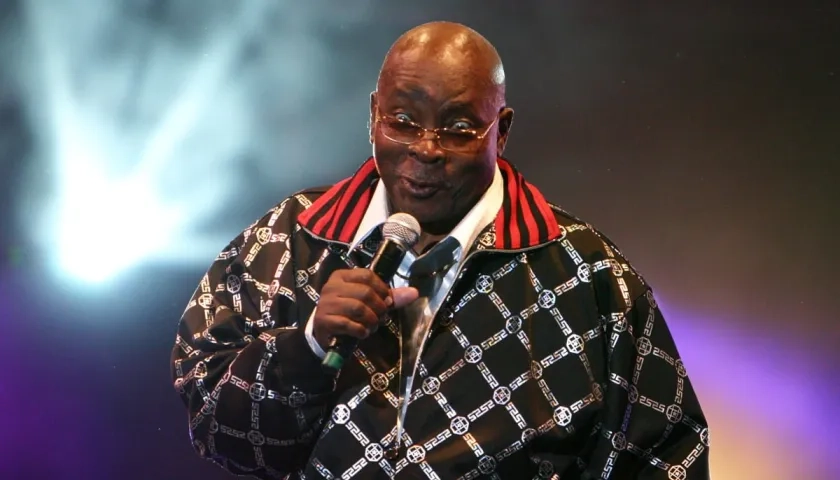 Mighty Sparrow, cantante de caalipso originario de Trinidad y Tobago.
