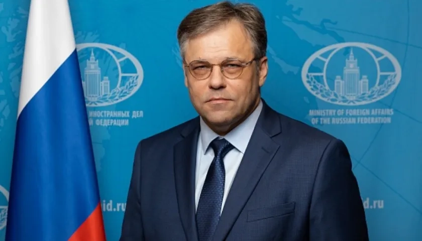 Embajador especial del Ministerio de Exteriores de Rusia, Rodión Miroshnik.