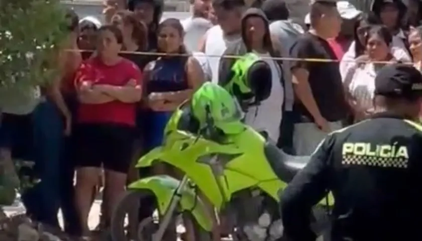 Momento del atentado