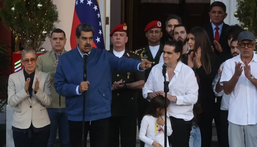 Nicolás Maduro y Alex Saab. 