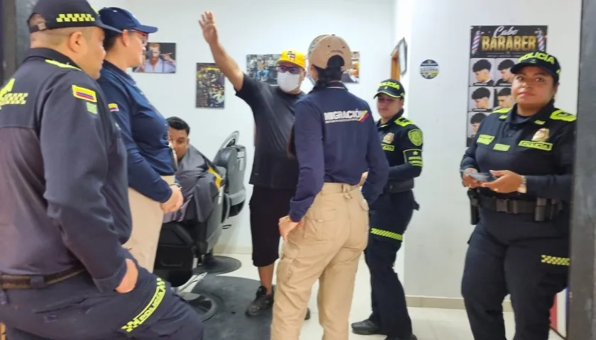 Operativo de Migración Colombia.