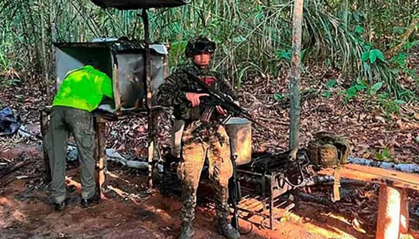 Operativo militar en Guaviare. 