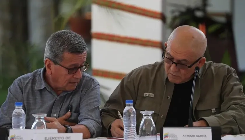 Israel Ramírez Pineda, alias ‘Pablo Beltrán’, y Eliécer Herlindo Chamorro Acosta, alias ‘Antonio García’.