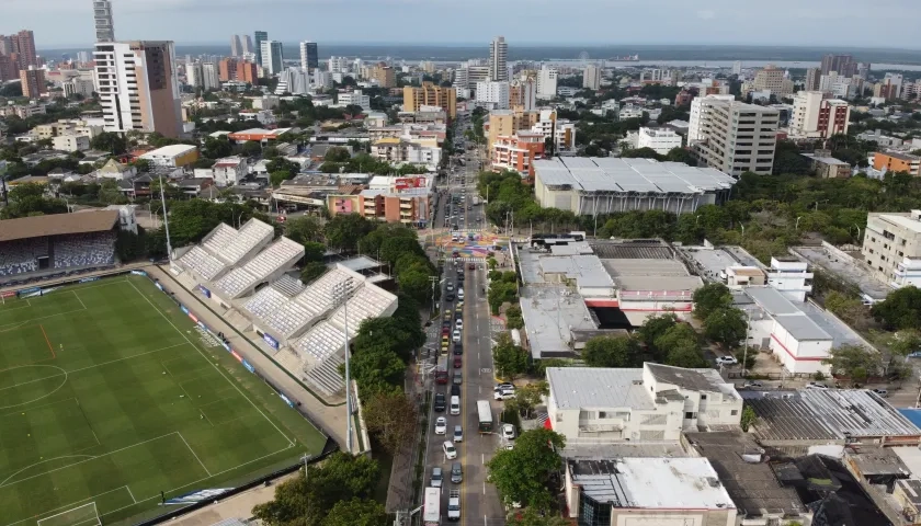 Panorámica de la calle 72 entre 46 y 44