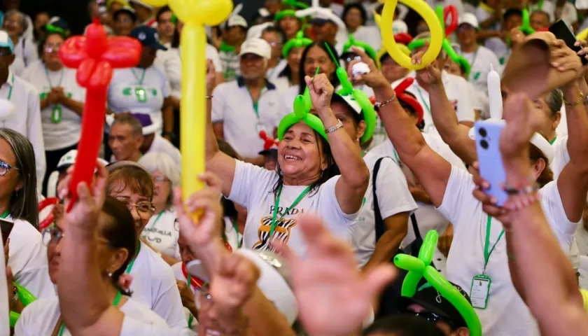 Participaron los beneficiarios de los Centros de Vida de la ciudad.