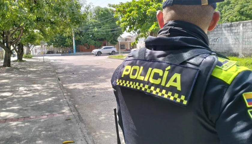 Uniformado de la Policía.
