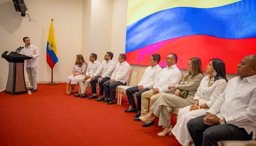Posesión de los magistrados del Consejo Nacional Electoral.