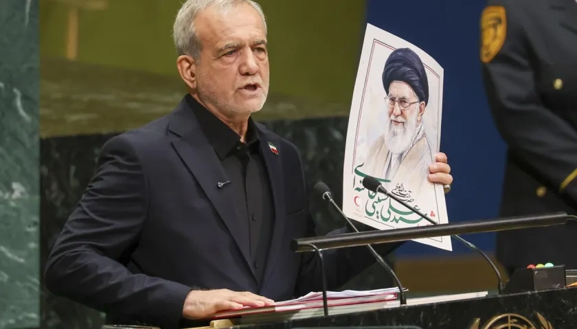 El presidente de Irán, Masoud Pezeshkian.