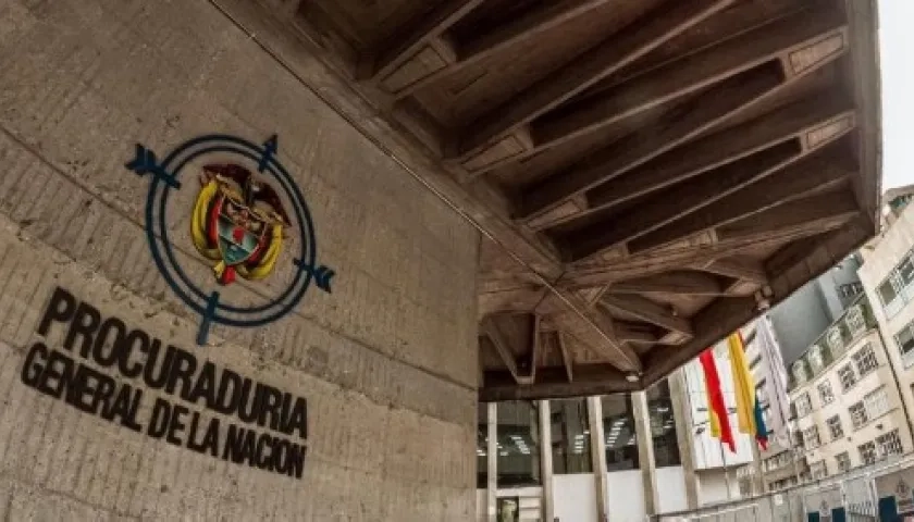 Procuraduría, en Bogotá. 