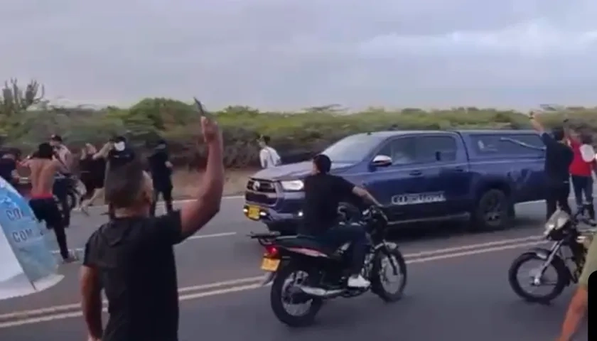 Recibimiento del cuerpo del 'Bendito Menor', en Riohacha