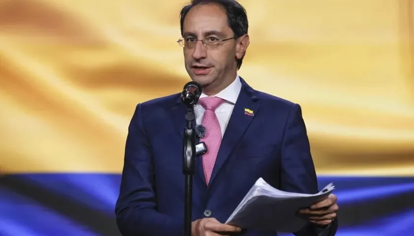 El Vicepresidente de la República, José Manuel Restrepo.