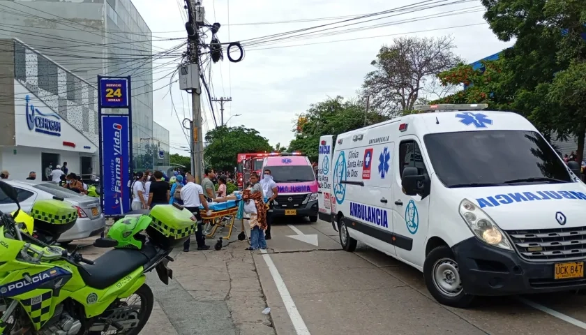 Imagen de la emergencia.