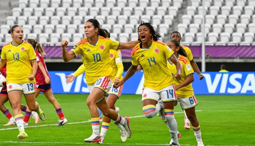 Imagen de referencia de las jugadoras colombianas.