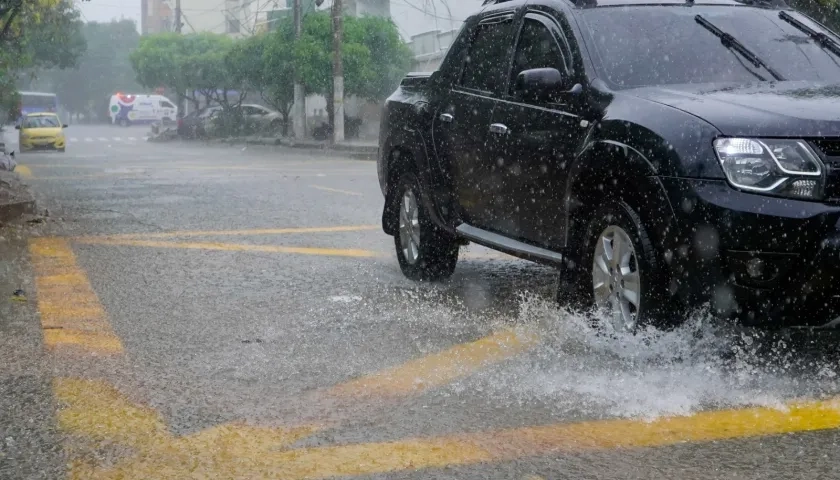 Temporada de lluvia en Barranquilla. 