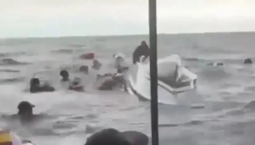 Los turistas afectados.