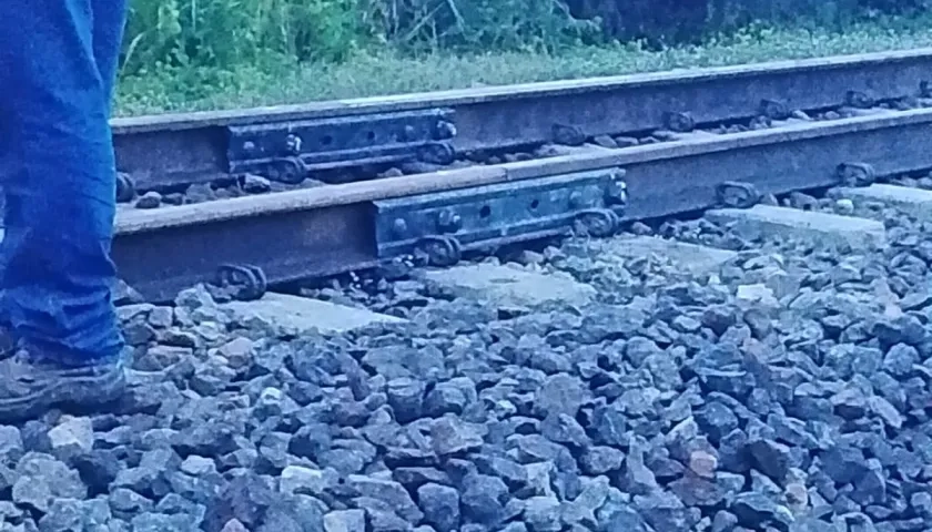 El tramo arreglado.