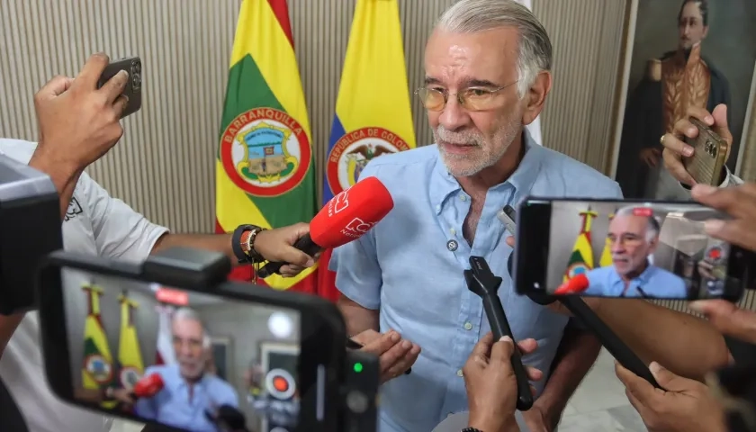 Eduardo Verano, gobernador del Atlántico. 