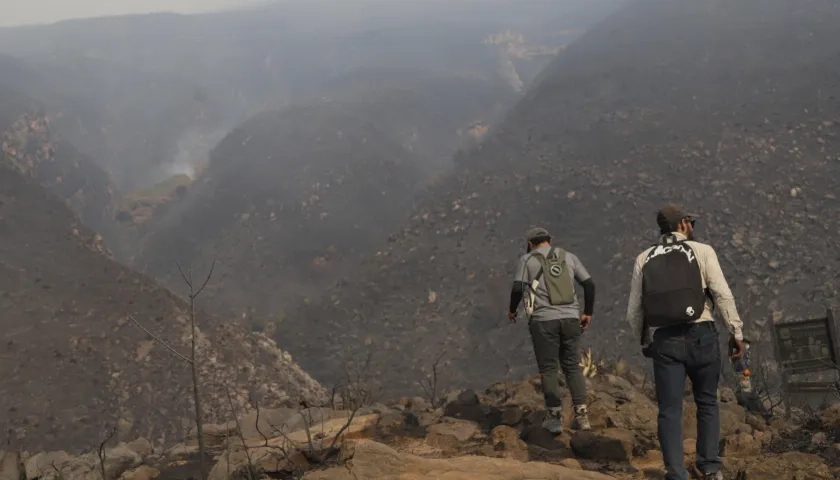 Incendio en Villa de Leyva.