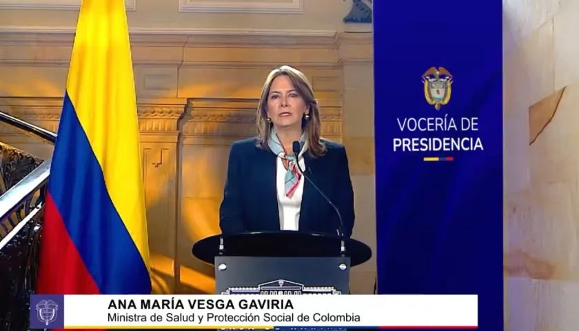  Ana María Vesga, Ministra de Salud