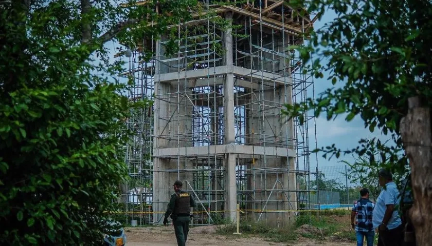 Obra de acueducto de Campeche. 