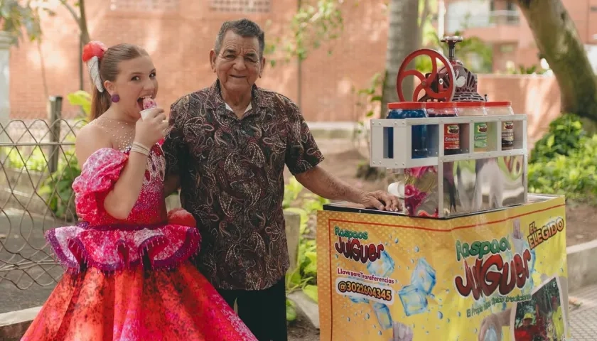 Isabella Daes, Reina del Carnaval de los Niños 2027 junto a don Julio.