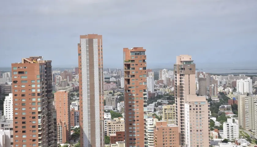 Vista panorámica de Barranquilla. 