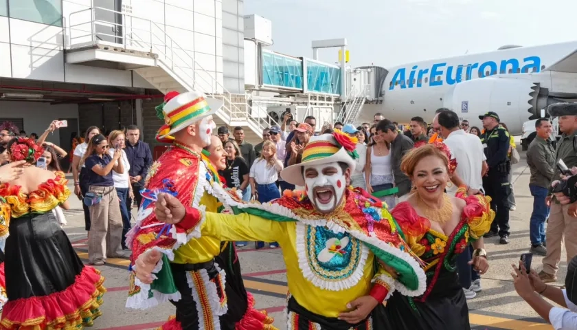 El Garabato llevó su color a Madrid. 