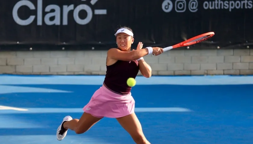 La estadounidense Claire Liu durante la final contra Anna Blinkova.