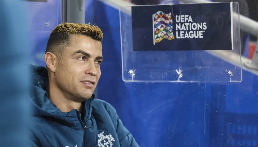 Cristiano Ronaldo, delantero de la selección portuguesa. 