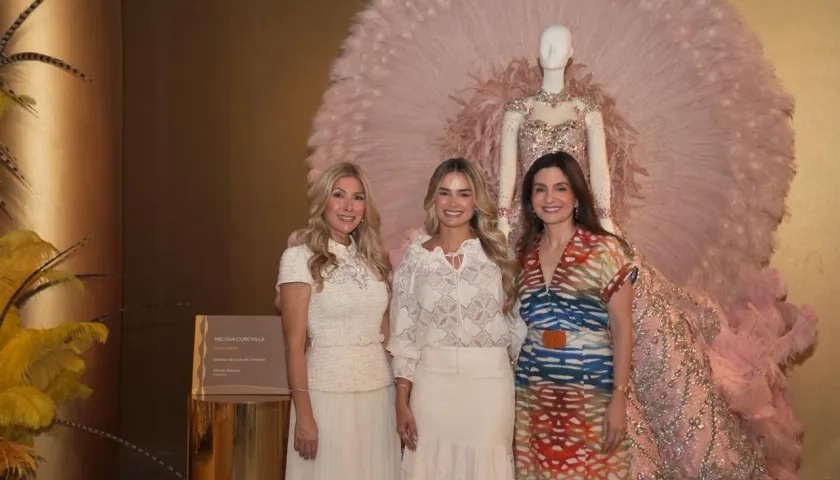 Jeanette Rubio, esposa de Marco Rubio ; Ana Lucía Pineda, primera dama de la nación y Katia Nule, primera dama de Barranquilla.