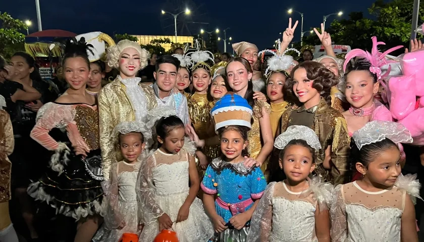 En el desfile de Cantores Killeros cualquier niño puede ir disfrazado. 