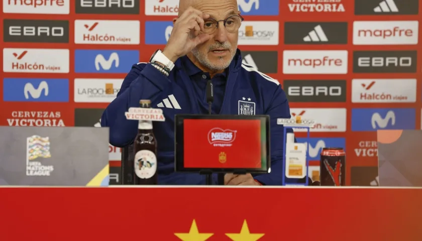 Luis De la Fuente, entrenador de la selección española. 