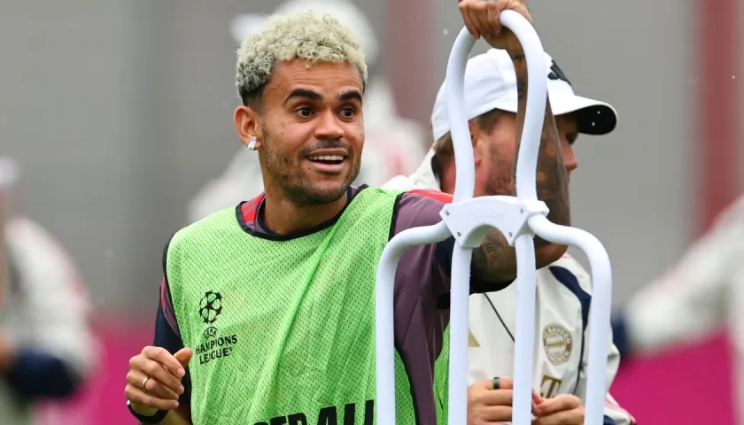 El colombiano Luis Díaz juega su segunda temporada con el Bayern. 