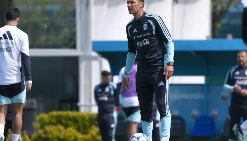 Lionel Scaloni, entrenador del seleccionado argentino. 