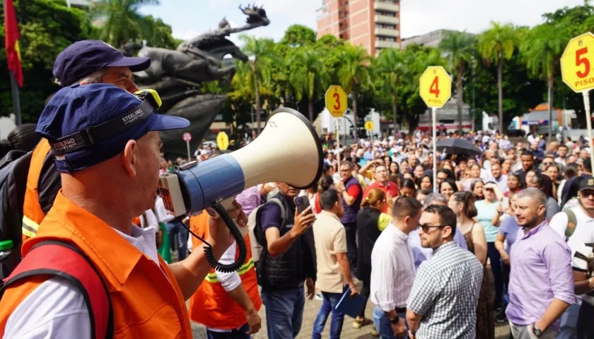 El simulacro será el 21 de octubre a las 10 a.m. y 2:00 p.m. 