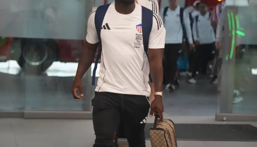 Yimmi Chará reapareció con Junior en el partido contra Fortaleza.