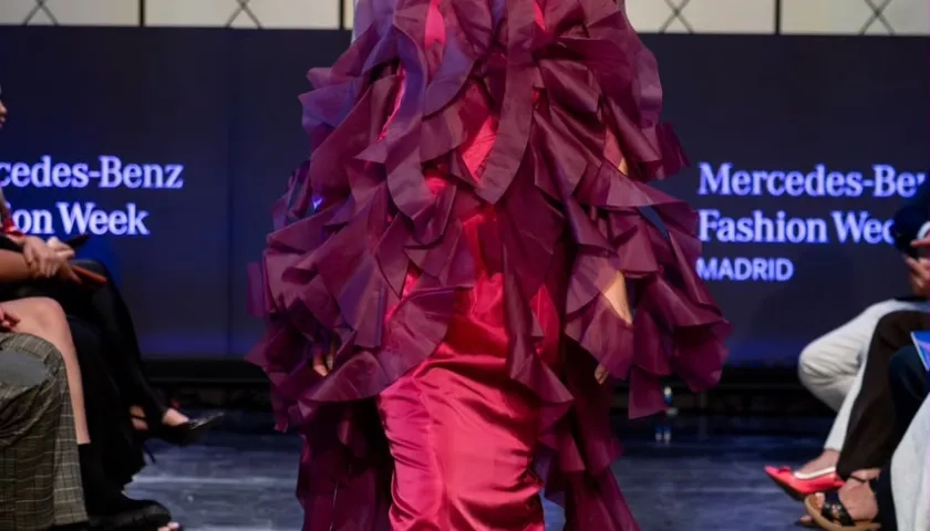 Los vestidos de la diseñadora barranquillera que fueron visto en la pasarela de Madrid. 