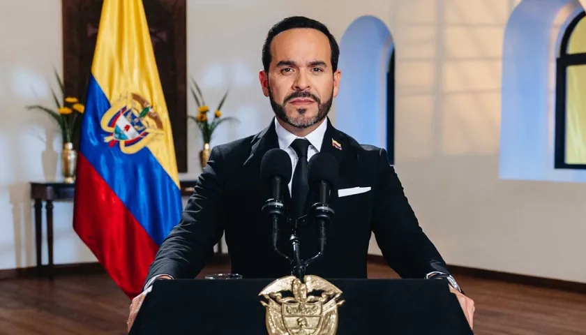 El Presidente de la República, Abelardo De La Espriella.