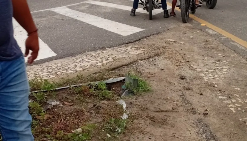El peatón murió en el lugar del accidente. 